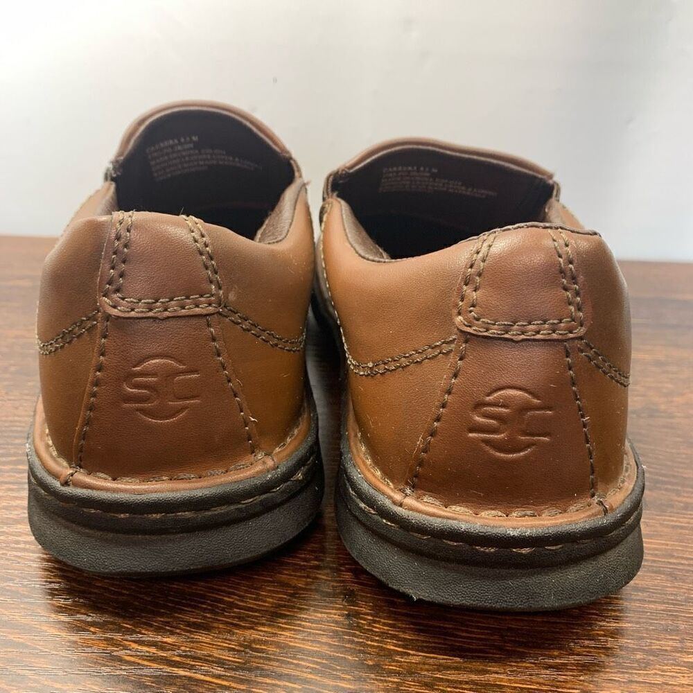 Streetcars Carrera Men's Round Toe Slip-On Leather Casual Shoes Brown Size 8.5M - Picture 9 of 12